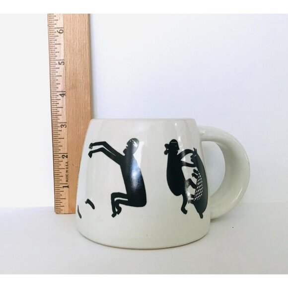 1998 Treasure Chest New Mexico Ceramic Mug Southwest Animals Dancing Vintage - Picture 9 of 11